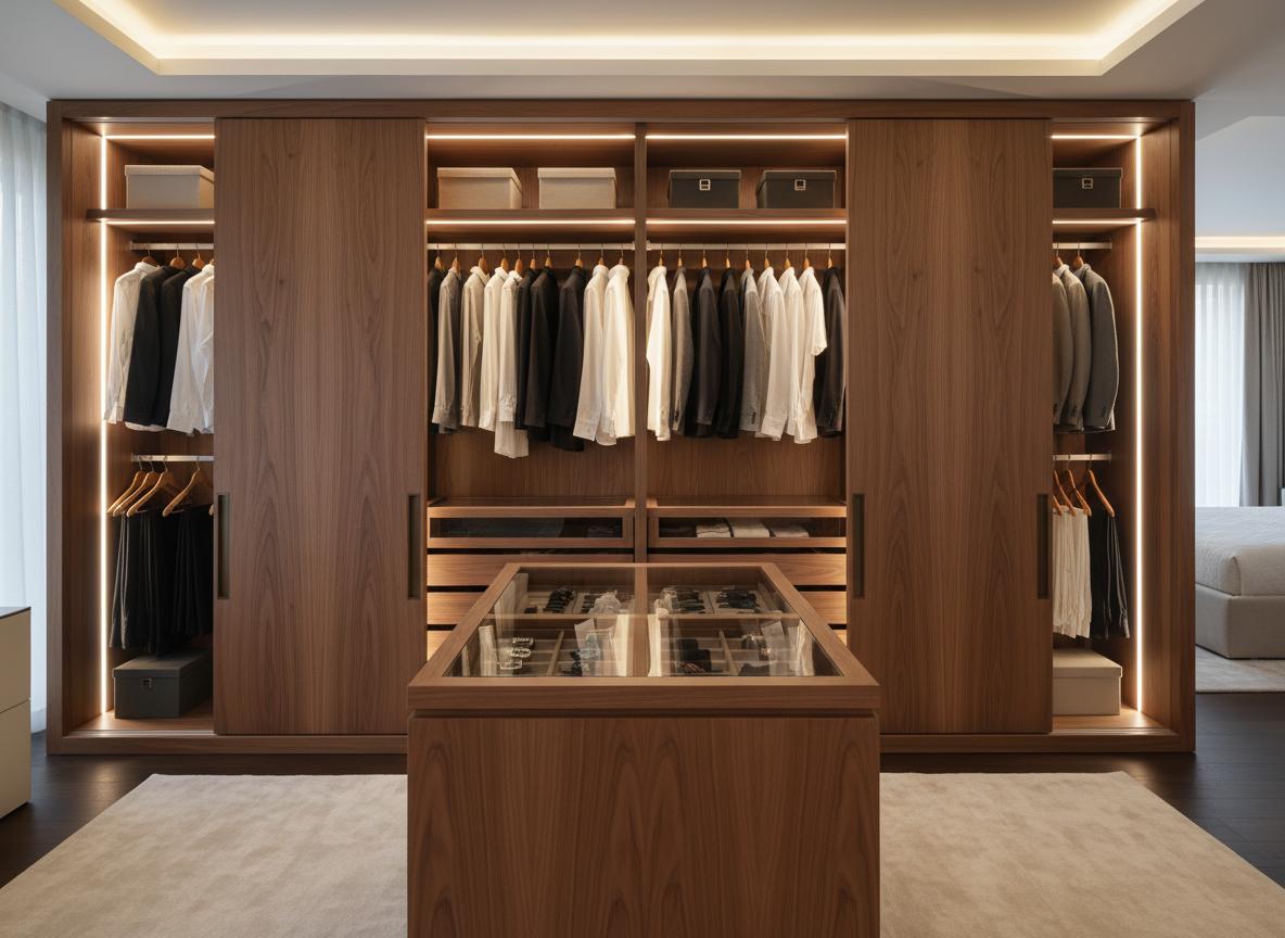 Guarda-roupa e closet planejado em Divinópolis pela AJHS Móveis
